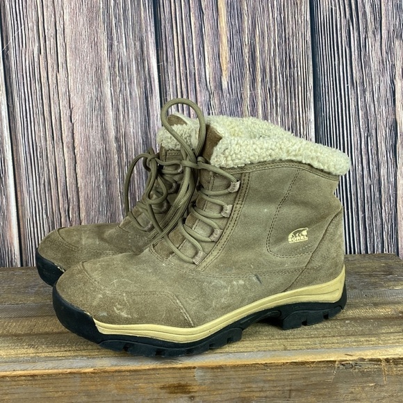 Sorel Tan Waterfall Lace Thinsulate Boots- Size 11 - Picture 3 of 11